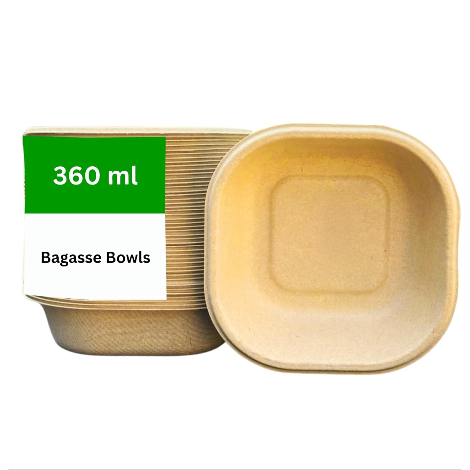 Bagasse Bowl (350ml,125 Pack, Brown)